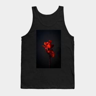 Red Canna Lilies Still Life Tank Top